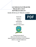 Laporan Kegiatan Praktik Prakarya Dan Kewirausahaan