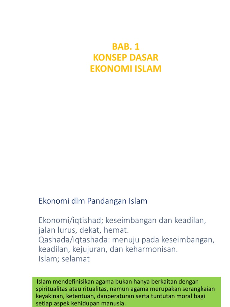 Ekonomi Islam Pdf