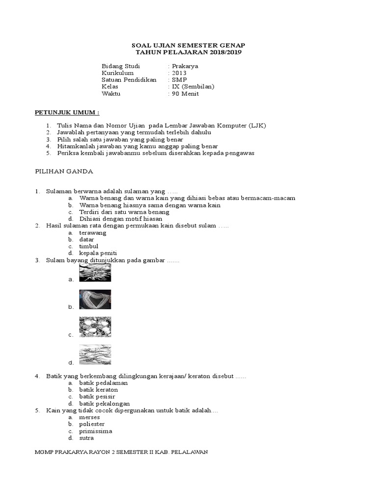 Macam Macam Ujian Kelas 9 Ilmusosial Id