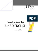 Welcome To Unad English: Level B1 +