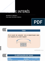 Tasa de Interés PDF