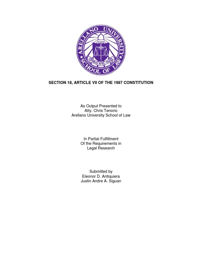 Legal Research Final Final Paper | PDF | Martial Law | Habeas Corpus