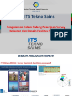 PT. ITS Tekno Sains: Pengalaman Dalam Bidang Pekerjaan Survey Kelautan Dan Desain Fasilitas Pelabuhan