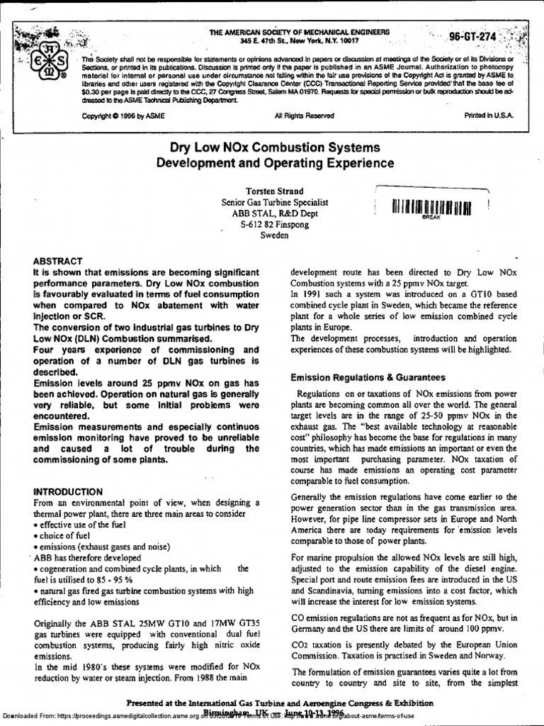 Dry Low NOx Combustion Systems Development and Operating Experience.pdf