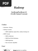 Hadoop: Fasilkom/Pusilkom UI (Credit: Samuel Louvan)