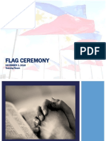 Flag Ceremony - Retreat