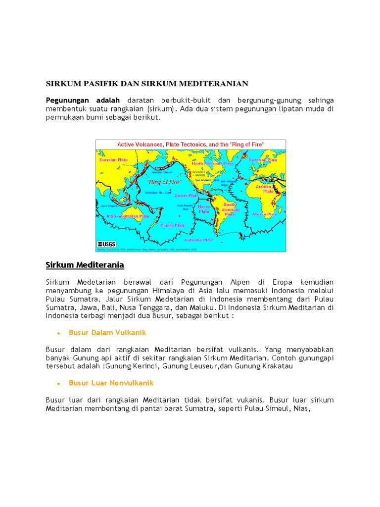 Jalur Sirkum Vulkanik Dunia | PDF