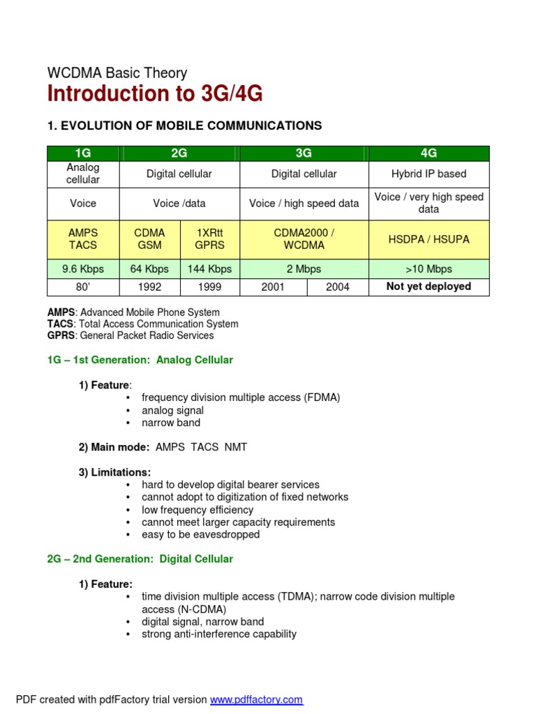 3G Tidbits PDF | PDF