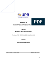 Proyecto Modulo Mecanica de Suelos Aplicada (Maestria) - Proyecto de Fundacion, Acceso Al Puente Chuquichambi (Oruro - Bolivia)