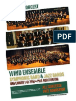 2010 Fall Concert Flyer