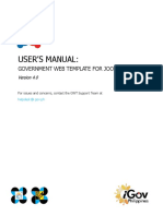 User'S Manual:: Government Web Template For Joomla