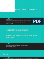 LAW 605 - FAMILY LAW 1 (ISLAMIC