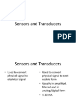 Sensors and Transducers