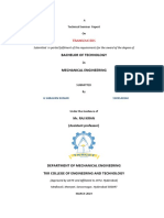 Bachelor of Technology: Transducers