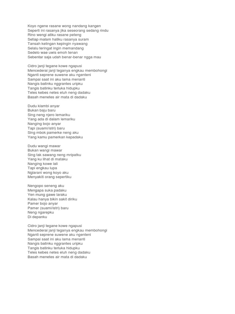 Lirik Lagu Pdf