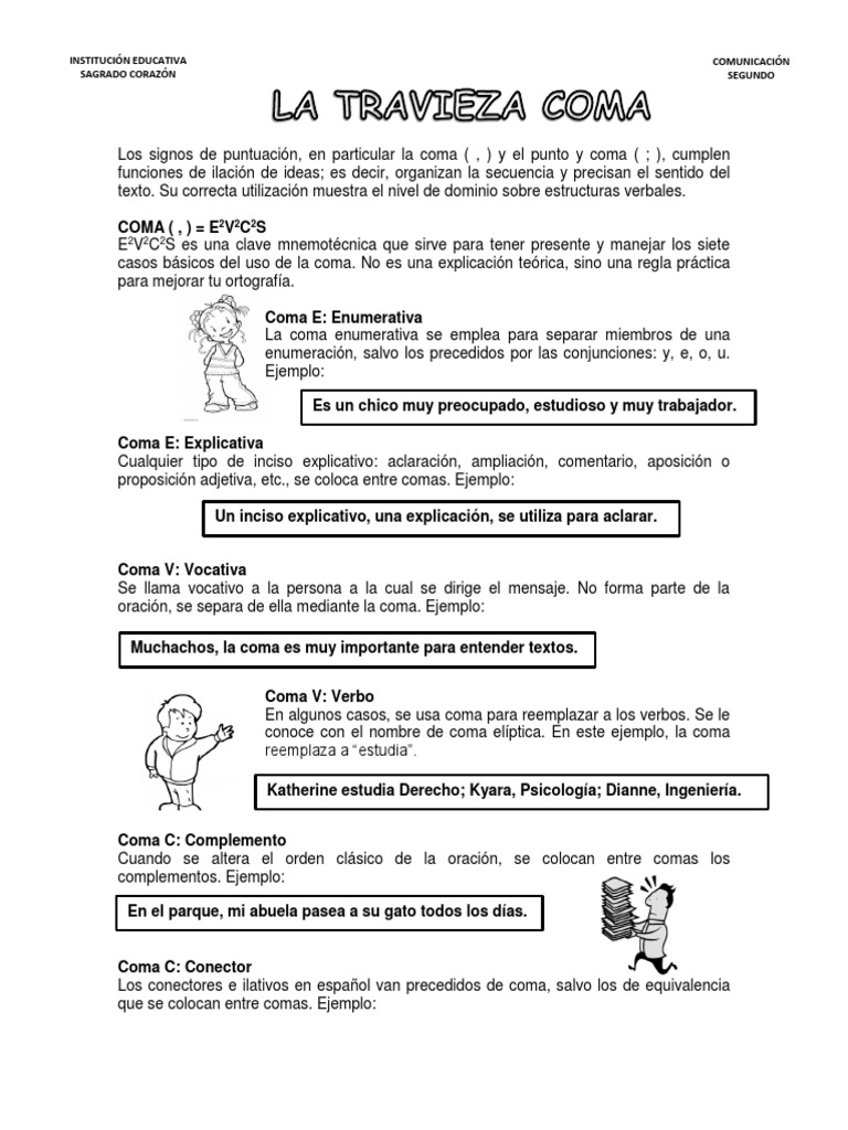 Guía Práctica del Uso de la Coma | PDF | Coma | Mecánica del lenguaje