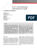 Evaluación Del Programa de Acogida y Manejo Al Lactante