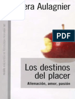 Los Destinos Del Placer (Piera Aulagnier) PDF