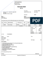 Purchase Order: Green Valley Food Processor PVT LTD