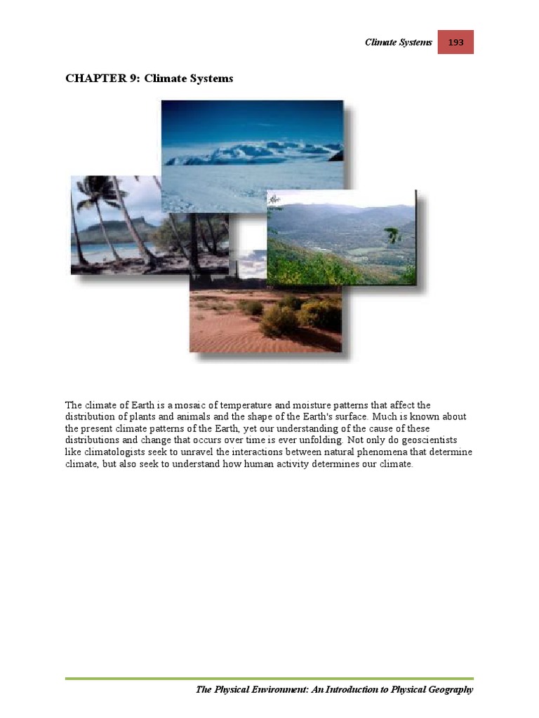 Chapter 09 - Climate Systems