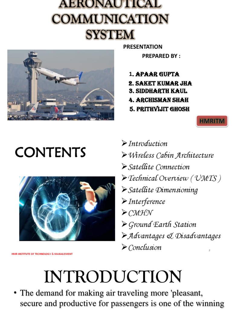 Aeronautical Communication Systems Overview | PDF | Wireless Lan ...