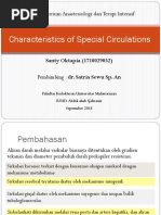 Characteristic of Special Circulation- Anastesi