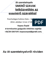 5 Szeretetnyelv PDF