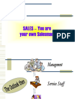 SALES - You Are Your Own Salesman!