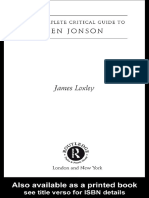 (James Loxley) Ben Jonson A Sourcebook (Complete Critical Guide To English Literature) (PDF) (ZZZZZ) PDF