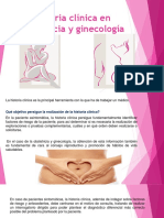 Historia Clínica en Obstetricia y Ginecología