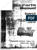 HMT L-22 TP Lathe Manual