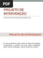 Projeto de Intervenção 2018.2