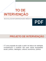 Projeto de Intervenção 2018.2