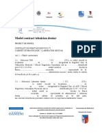 Contract de Prestari Servicii Stomatolog-Tehnician