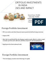 Foreign Portfolio Investments in India: Causes and Impact/TITLE