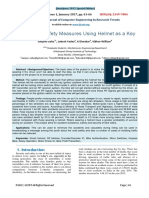 Bike Rider's Safety Measures Using Helmet As A Key: International Journal of Computer Engineering in Research Trends