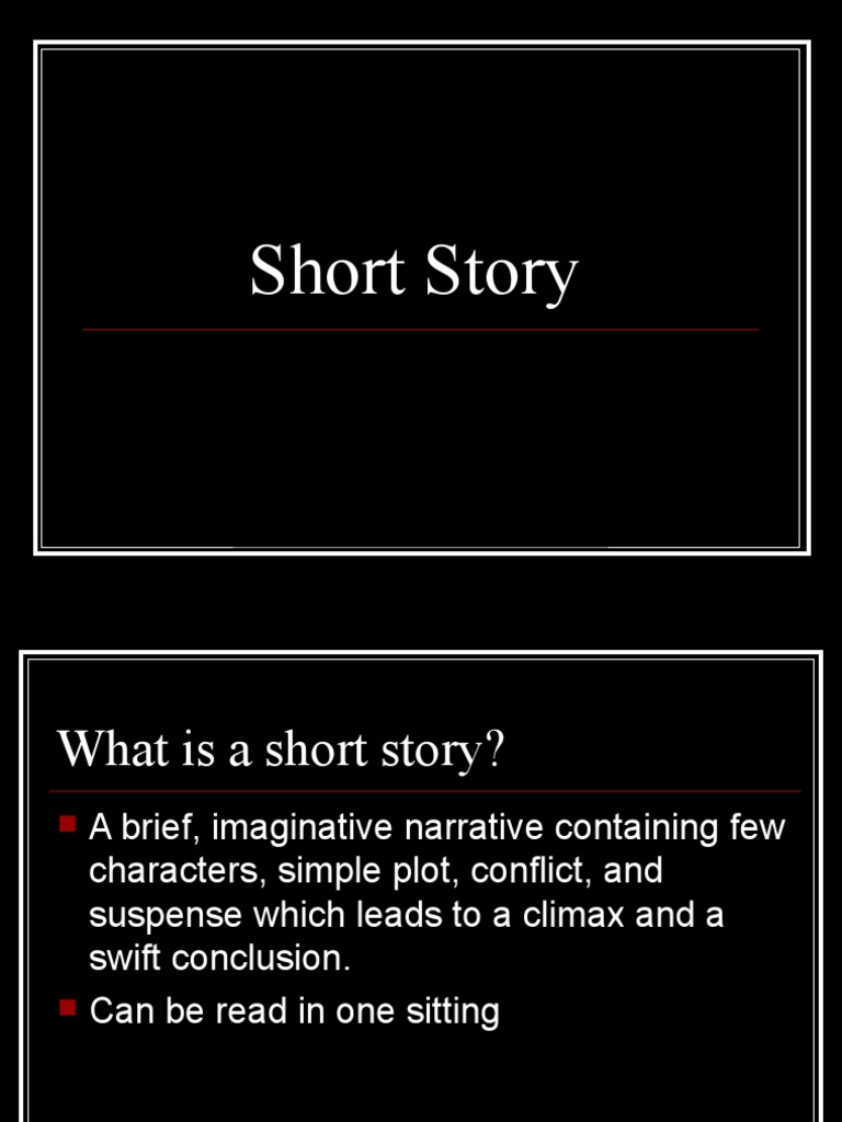 Intro To Short-Story | PDF | Plot (Narrative) | Narrative