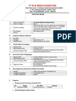 Daftar Isian Permohonan Pengakuan ISPO