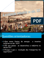 A Civilização Industrial No Séc XIX2018-19