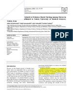 Individual Potentials Related To Evidence-Based Nursing Among Nurses in Teaching Hospitals Affiliated To Tabriz University of Medical Sciences, Tabriz, Iran