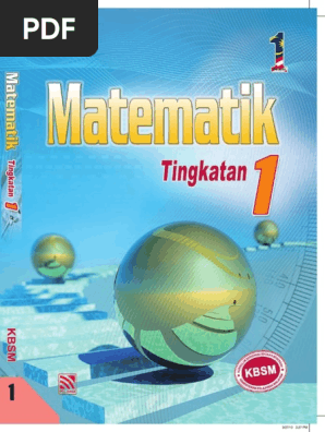 Buku Teks Matematik Tingkatan 1 Pdf