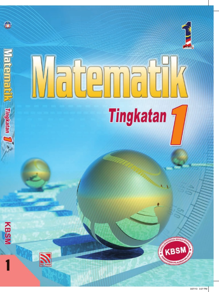 Buku Teks Matematik Tingkatan 1 Pdf