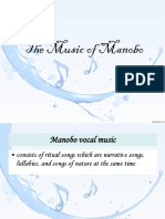 Manobo Music Report