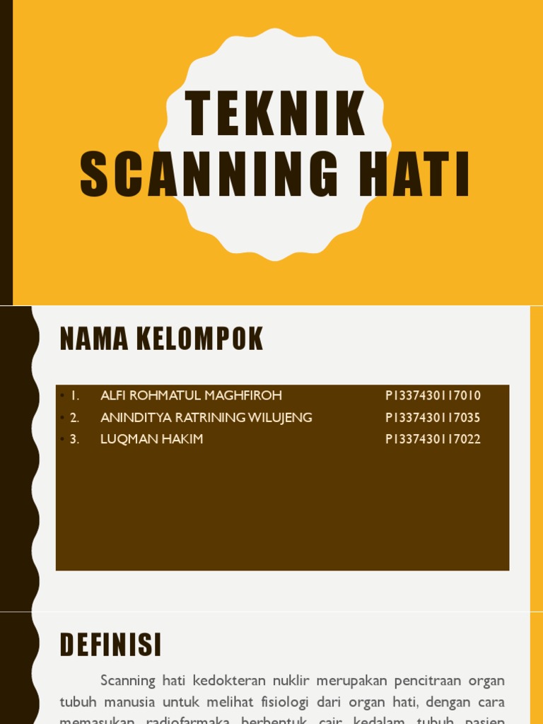 Teknik Scanning Hati | PDF