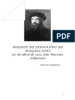 1521+ 10-MUERTE DE MAGALLANES (Pigafetta) - 9 Págs.