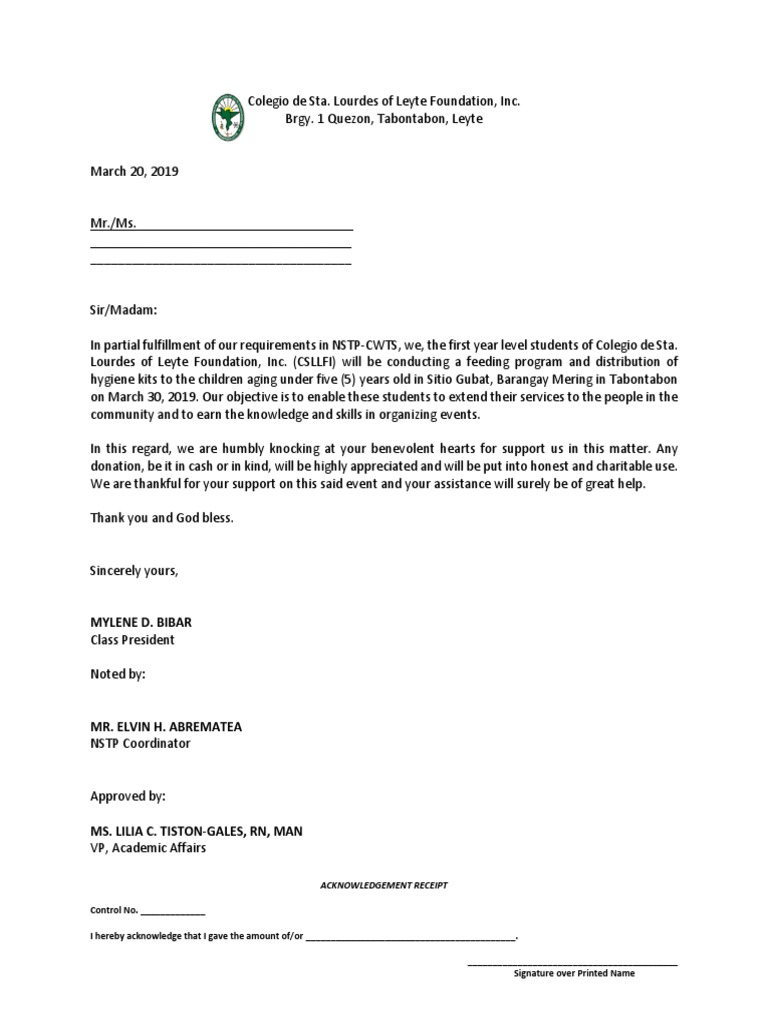 Letter Soli | PDF