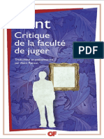 Emmanuel Kant, Alain Renaut - Critique de La Faculte de Juger (2015, Garnier Flammarion) PDF