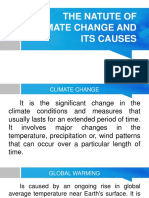 The Natute of Climate Change and Its Causes