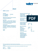Technical Data Sheet WKT 273: Created On: 29.03.2011 Index: A New Layout Date of Revision: 27.06.2013