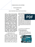 Jurnal Keyless Door Lock System (Muhammad Rizki R 177002030)